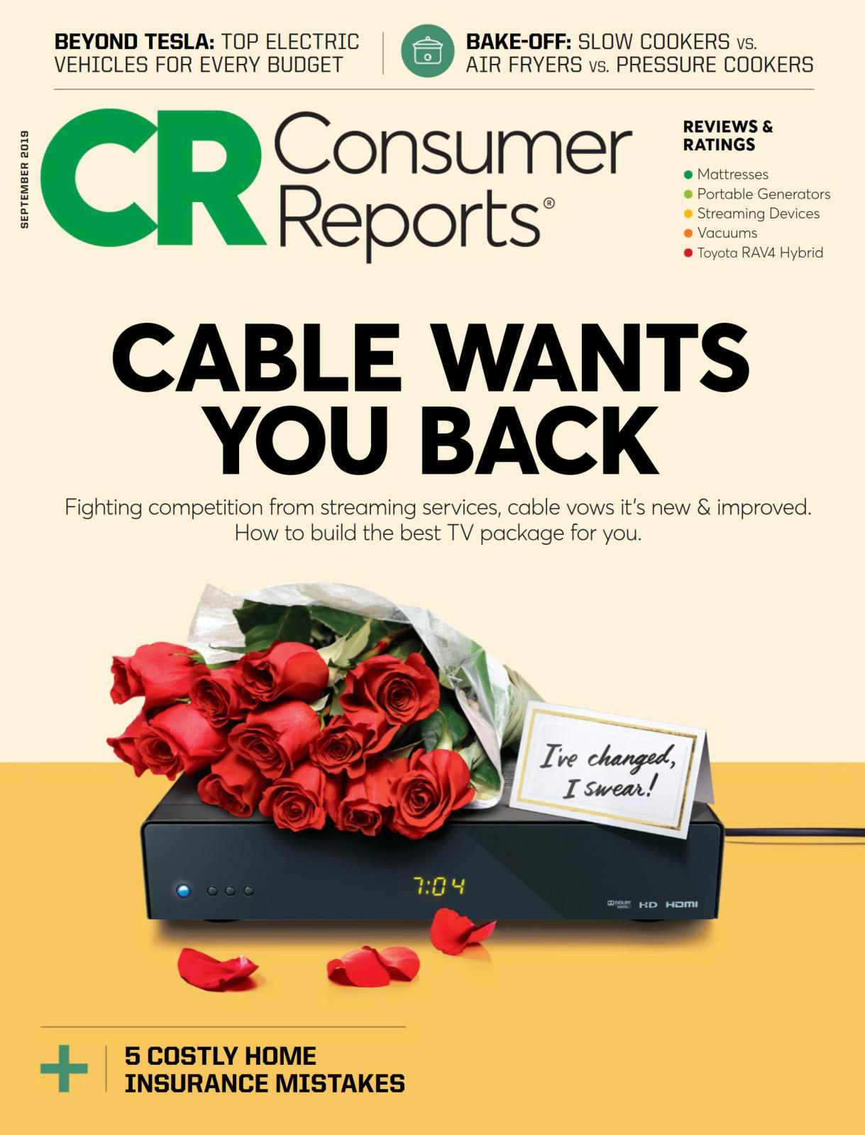 Consumer Reports 消费者报告杂志 2019年9月刊下载